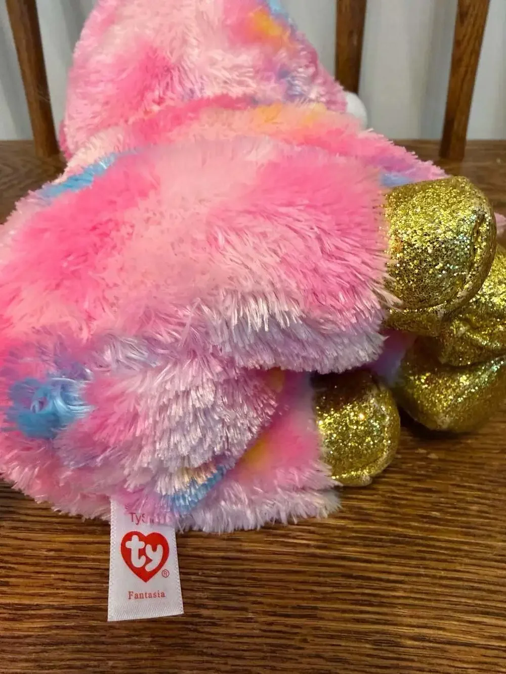 Ty Fantasias Unicorn Beanie Boo 10 Inch Plush